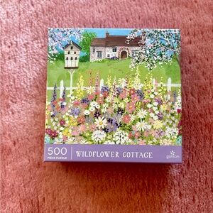 BRAND NEW Galison Wildflower Cottage 500 Piece Puzzle